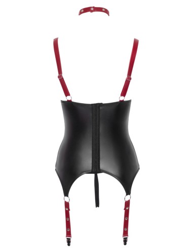 Ensemble ouvert avec collier et menottes - Cotelli BONDAGE